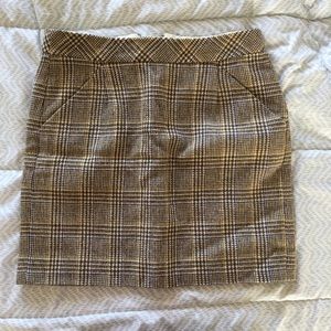Vintage Plaid Mini Skirt